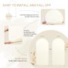 7.2ft Beige Arch Covers Stretchy Backdrop Premium Spandex Arch Stand Cover for Wedding, Round Top Chiara Ballon Arch Covers for Baby Shower Birthday Party Banquet Photo Arches Backdrop Decorations view 4