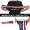 LVGOOKI Cute USA Flag Arm Sleeves Fashion Sun Protection Cooling Arm Sleeves Packable Outdoor Arm Sleeves for Women and Men view 4