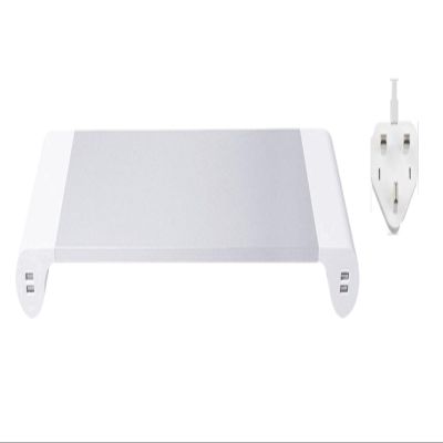 AVXANKTG Aluminum Desktop Monitor Laptop Stand Space Bar Anti-Slip Desktop Stand(Color:with UK)