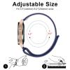 Meliya for Garmin Forerunner 165/245/55 Band, 20mm Nylon Replacement Band for Forerunner 55/158/165/245/645/Galaxy Watch 6/5/4/Vivoactive 3/5/Venu Sq Music view 3