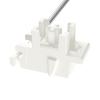 DUROCK Plate Mount Stabilizer V3, Innovative Pre-Clipped Stem for Minimum Wire Wobble 2U 6.25U 7U Keyboard Stabilizers (V3 Cream Silver 100% Kit) view 2