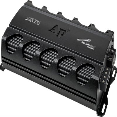 Audiopipe Mini Class D Mono Mosfet Power Amplifier (APMQ-1300), High Performance, 1000W, Compact Design, MOSFET Circuitry, Subsonic Filter, Low-Pass Filter, Reliable Protection, Remote Bass Knob