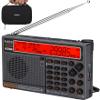 ZHIWHIS Shortwave Radio with APP Control and Antenna Port, AIR AM FM SW UHF VHF WB NOAA Emergency Radios, Flashlight/SOS Alarm/Bluetooth/MicroSD Play/1000Presets/Rechargeable Portable Receiver ZWS-757 view 1
