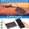 ZHIWHIS Shortwave Radio with APP Control and Antenna Port, AIR AM FM SW UHF VHF WB NOAA Emergency Radios, Flashlight/SOS Alarm/Bluetooth/MicroSD Play/1000Presets/Rechargeable Portable Receiver ZWS-757 view 3