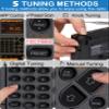ZHIWHIS Shortwave Radio with APP Control and Antenna Port, AIR AM FM SW UHF VHF WB NOAA Emergency Radios, Flashlight/SOS Alarm/Bluetooth/MicroSD Play/1000Presets/Rechargeable Portable Receiver ZWS-757 view 4