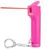 Notfjk Self Defence Personal Alarm Set 3-in-1 for Women,pepper gel bottle with 130 dB Siren & Strobe Lights,UV Marking Dye & Flip-top Safety Cap protect for lady keychain set,USB charge (Red) view 1