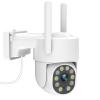 4K Outdoor Security Camera, 8MP 2.4G/5G WiFi &Wired Cameras for Home Security, 360 View Pan Tilt IP Surveillance Camera with Human Detection, Auto Tracking,Two Way Talk, Full Color Night Vision view 1