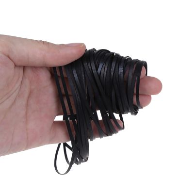 YOGOTEU Pack of 100PCS Assorted Flat Drive Belts 4mm Width Cassette Tape Machine Rubber Belts for Recorders Portable Players Belt Pack