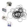 YOGOTEU Pack of 100PCS Assorted Flat Drive Belts 4mm Width Cassette Tape Machine Rubber Belts for Recorders Portable Players Belt Pack view 2
