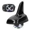 Roof Antenna Fin ABS Metal Glossy Black Replacement for Seat, with GSM Navigation Telephone Sockets view 2