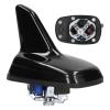 Roof Antenna Fin ABS Metal Glossy Black Replacement for Seat, with GSM Navigation Telephone Sockets view 3