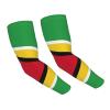 ASYG Cute Guyana Flag Arm Sleeves Sun Protection Arm Sleeves for Men Women Cooling Sleeve for Golf,Hiking, Cycling view 1