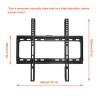 26-63inch Tv Mount Monitor Holder Universal Low Profile Flat Tv Wall Mount Adjustable Tv Rack with Level for LCD Led Tv Screen view 4