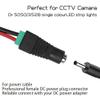 YAODHAOD 12V DC Adapter 5.5mm x 2.1mm DC Power Connector Plug Jack Connector for LED Strip CCTV Security Camera Cable End Plugs (DC Female) view 3