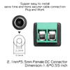 YAODHAOD 12V DC Adapter 5.5mm x 2.1mm DC Power Connector Plug Jack Connector for LED Strip CCTV Security Camera Cable End Plugs (DC Female) view 4