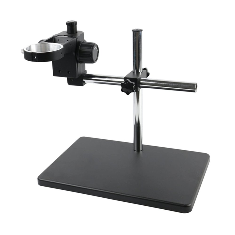IGZVMBO Industrial Binocular Trinocular Microscope Camera Stand Holder Arm Bracket 76mm Universal 360 Rotating Maintenance Workbench