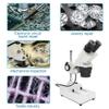 IGZVMBO Binocular Stereo Microscope Industrial Stereo Microscope Top Illumination Mobile Phone PCB Soldering Repair Tool, 20X and 40X view 3