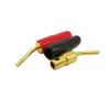 WUZDPRCJ 12Pcs/lot Small Gold-Plated 2mm Banana Plug Curved Pin Audio Speaker Plugs Screw Lock Wiring Terminal Banana Connector view 4