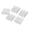 10pcs Aluminum Heat Sink 11x11x5mm Electronic Chip Heat Sink Cooler RAM, Memory, IC DC Converter(Color:11X11X5 w 3M9448A) view 4