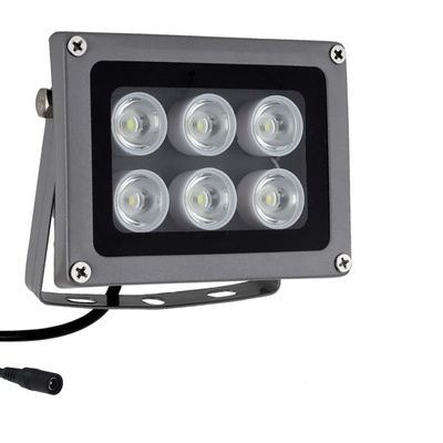 Security Cameras Infrared IR Illuminator 6PCS Array IR LED IR Illuminator, 12V Power Supply for CCTV Security Camera LED Infrared IR Illuminators Light
