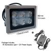 Security Cameras Infrared IR Illuminator 6PCS Array IR LED IR Illuminator, 12V Power Supply for CCTV Security Camera LED Infrared IR Illuminators Light view 2