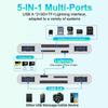 5-in-1 Memory Card Reader, USB OTG Adapter & TF SD Card Reader for Phones, CYZFOWDUO USB C and USB A Devices with Micro SD &TF Card Slots, Supports SD/Micro SD/SDHC/SDXC/MMC Charging for iPhone/Pad view 3