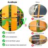 AuraBayze Heavy Duty Metal Zip Ties Gun Kit for Fastening Cutting,200PCS Self-locking Uv Resistant Stainless Steel Cable Ties Tool Set for Outdoor Fence, Exhaust Pipe,with 20PCS Screw Hole (1PCS Set) view 4