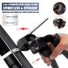 AuraBayze Heavy Duty Metal Zip Ties Gun Kit for Fastening Cutting,200PCS Self-locking Uv Resistant Stainless Steel Cable Ties Tool Set for Outdoor Fence, Exhaust Pipe,with 20PCS Screw Hole (8PCS Set) view 2