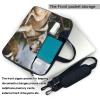 15.6 inch Laptop Tote Bag Men Women Snow Mountain Wild Wolf Shoulder Laptop Sleeve Briefcase Messenger Computer Bag view 3