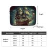 15 inch Laptop Sleeve Bag Nautical Vintage Sailing Pirate Ship Laptop Bag Shockproof Computer Carrying Cover Slim Briefcase Handbag view 2