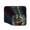 15 inch Laptop Sleeve Bag Nautical Vintage Sailing Pirate Ship Laptop Bag Shockproof Computer Carrying Cover Slim Briefcase Handbag view 3