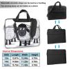 14 inch Laptop Tote Bag Men Women Cartoon Black White Sheep Shoulder Laptop Sleeve Briefcase Messenger Computer Bag view 2