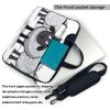 14 inch Laptop Tote Bag Men Women Cartoon Black White Sheep Shoulder Laptop Sleeve Briefcase Messenger Computer Bag view 3