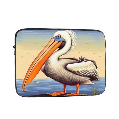 15 inch Laptop Sleeve Bag Pelican Birds Laptop Bag Shockproof Computer Carrying Cover Slim Briefcase Handbag