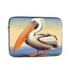 15 inch Laptop Sleeve Bag Pelican Birds Laptop Bag Shockproof Computer Carrying Cover Slim Briefcase Handbag view 1