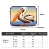 15 inch Laptop Sleeve Bag Pelican Birds Laptop Bag Shockproof Computer Carrying Cover Slim Briefcase Handbag view 2