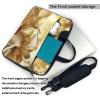 14 inch Laptop Tote Bag Men Women Gold silk christmas Shoulder Laptop Sleeve Briefcase Messenger Computer Bag view 3