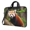14 inch Laptop Tote Bag Men Women Little Red Panda Shoulder Laptop Sleeve Briefcase Messenger Computer Bag view 1