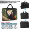 14 inch Laptop Tote Bag Men Women Little Red Panda Shoulder Laptop Sleeve Briefcase Messenger Computer Bag view 2