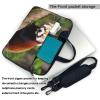 14 inch Laptop Tote Bag Men Women Little Red Panda Shoulder Laptop Sleeve Briefcase Messenger Computer Bag view 3