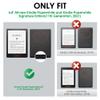 Arae Case for Kindle Paperwhite 11th Generation and Signature Edition 2021 Released, Ultra Slim Trifold PU Leather Smart Cover with Auto Sleep and Wake, Premium Protective Case,Baby Blue view 2