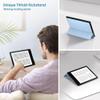 Arae Case for Kindle Paperwhite 11th Generation and Signature Edition 2021 Released, Ultra Slim Trifold PU Leather Smart Cover with Auto Sleep and Wake, Premium Protective Case,Baby Blue view 3