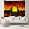 CHNYWORK 9x6ft Hell Backdrop Hell Gate Life After Death Hellfire Heaven Hell Stairway Background Halloween Christian Religious Belief Church Theme Party Decor Portrait Photo Booth Props Wallpaper view 4