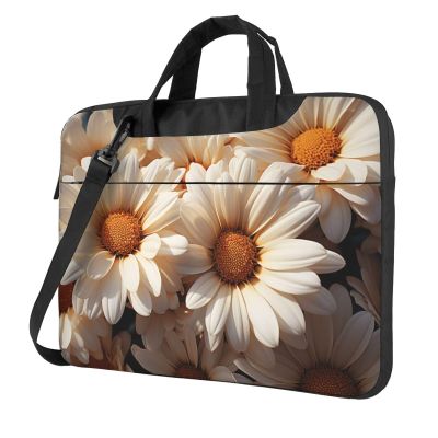 13 inch Laptop Tote Bag Men Women Beauty Daisy Shoulder Laptop Sleeve Briefcase Messenger Computer Bag