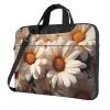 13 inch Laptop Tote Bag Men Women Beauty Daisy Shoulder Laptop Sleeve Briefcase Messenger Computer Bag view 1