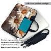 13 inch Laptop Tote Bag Men Women Beauty Daisy Shoulder Laptop Sleeve Briefcase Messenger Computer Bag view 3