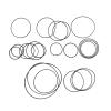 YOGOTEU Width 1mm 35-65mm 190mm New Rubber Belt for Recorders CDROM Video Machines DVD Drive (20pcs) Cassette Tape Belt CDROM Video Machines Belt Belt DVD Drive Belt Rubber Belt view 1