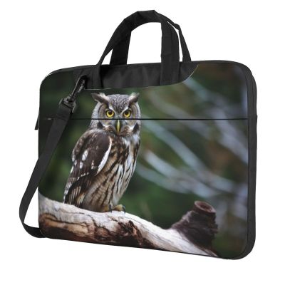 15.6 inch Laptop Tote Bag Men Women Wild Owl Birds Shoulder Laptop Sleeve Briefcase Messenger Computer Bag