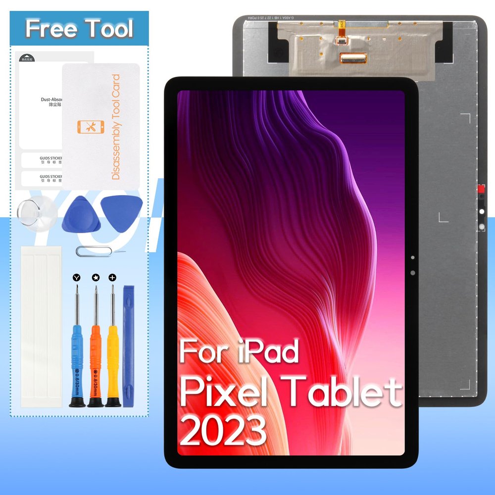 Screen Replacement for Google Pixel Tablet 2023 11.0" LCD Display Digitize Assembly Repair Part with Repair Kits