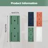 4/8 Pcs Adhesive Punch-Free Socket Holder, 2024 Upgraded Power Strip Holder Wall Mount for Home Table Wall, Self-Adhesive Desktop Socket Fixer for WiFi Routers Remote Controls (White 4 Pcs) view 2